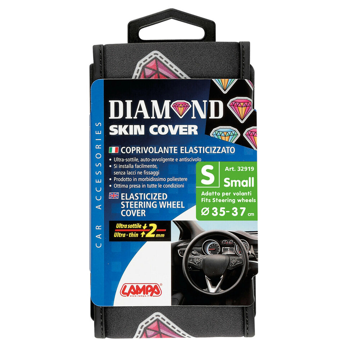 Mintás kormányvédő gyémánt 35-37