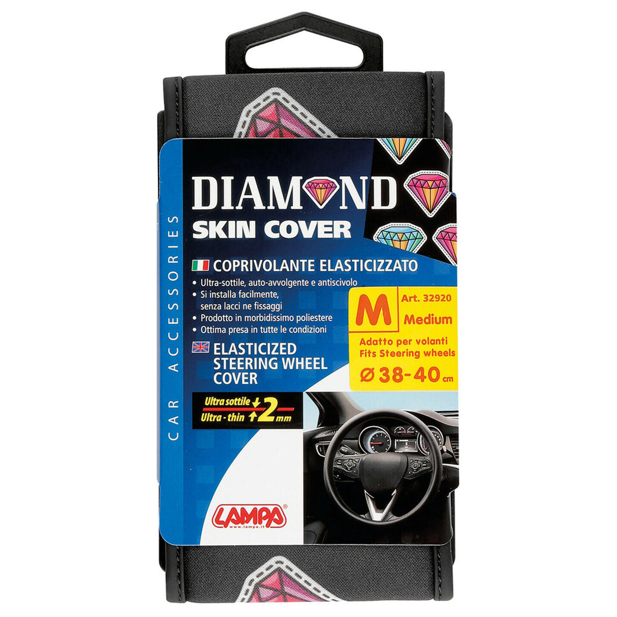 Mintás kormányvédő gyémánt 38-40