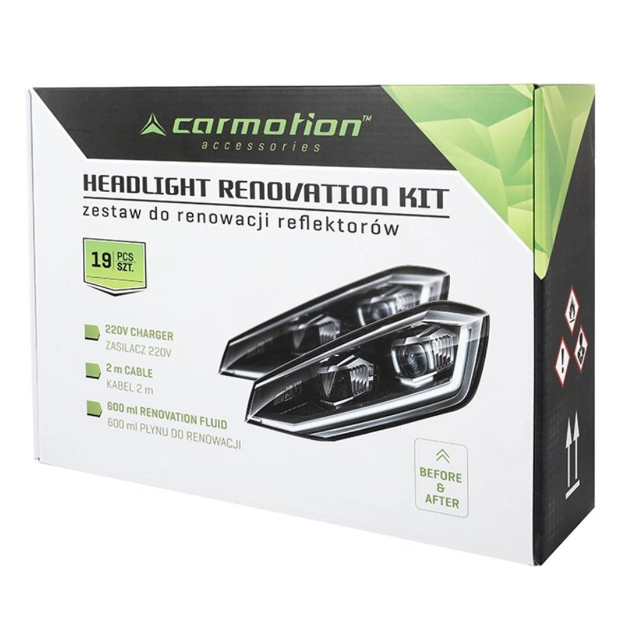 Műanyag lámpabúra javító szett CARMOTION