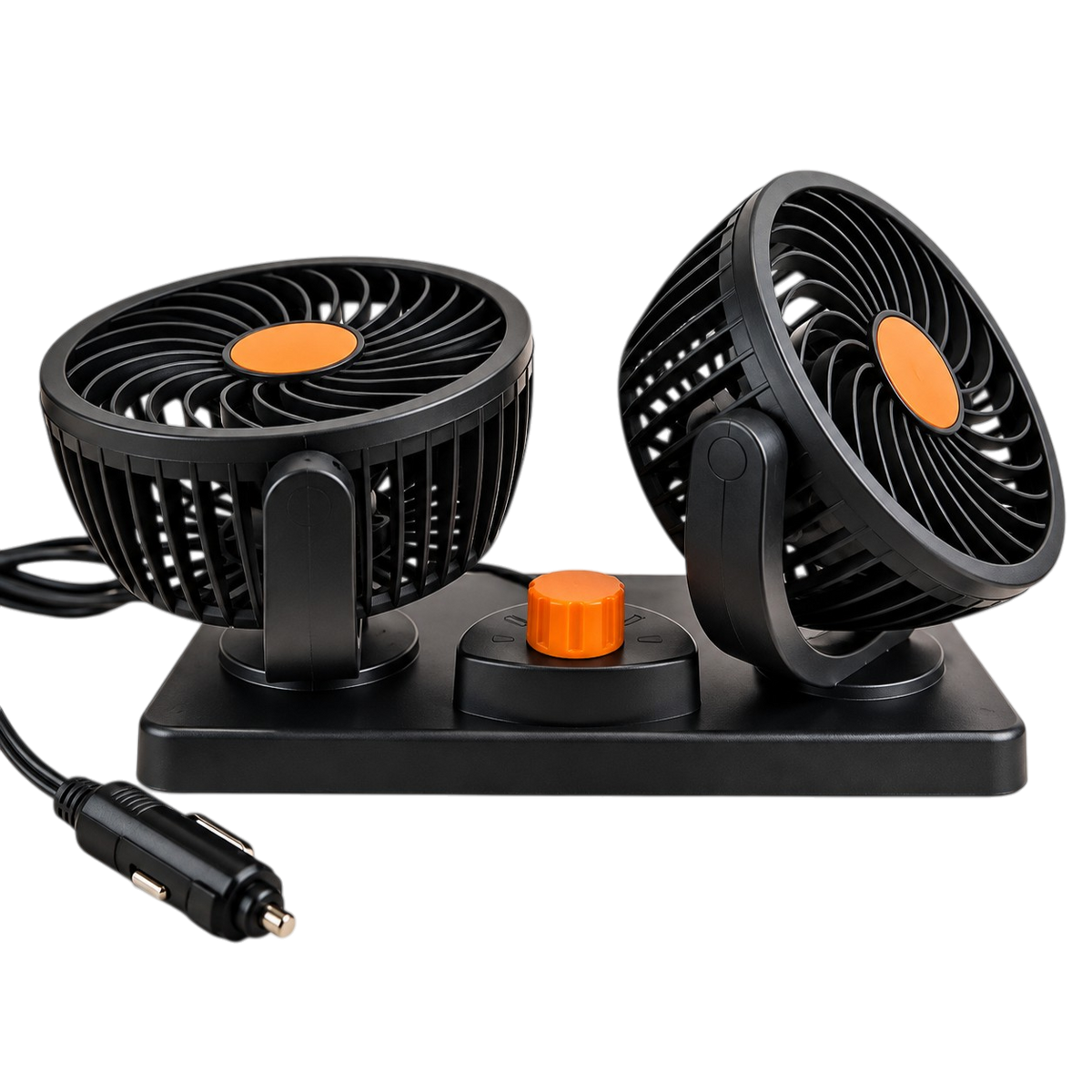 Autó ventilátor duplás 2x15cm