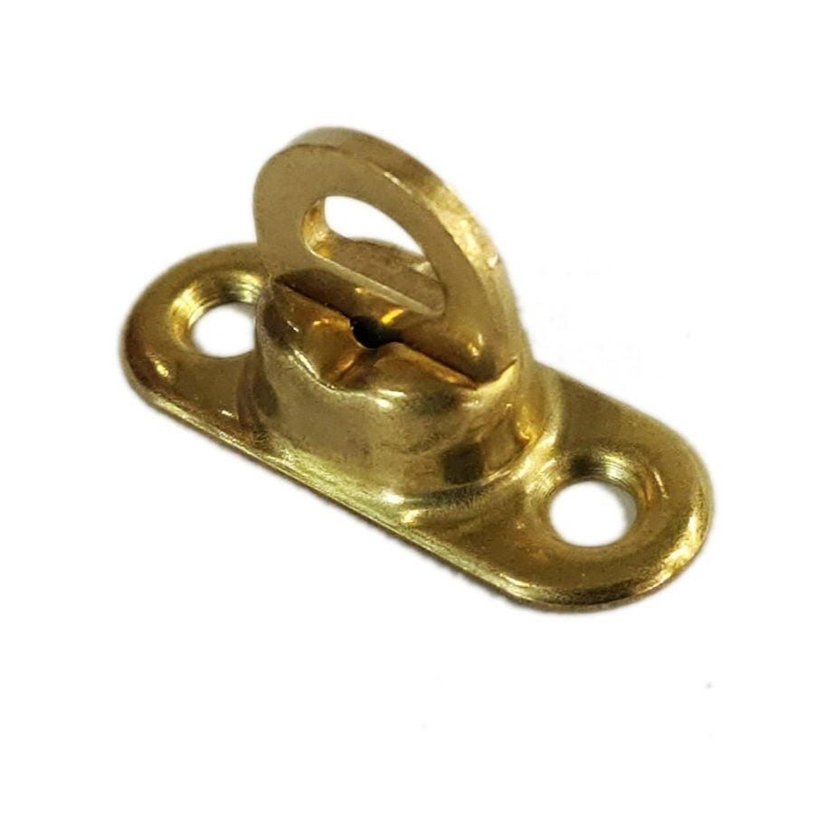 Ponyvafül forgatható 17x11mm (8mm) réz babacsat