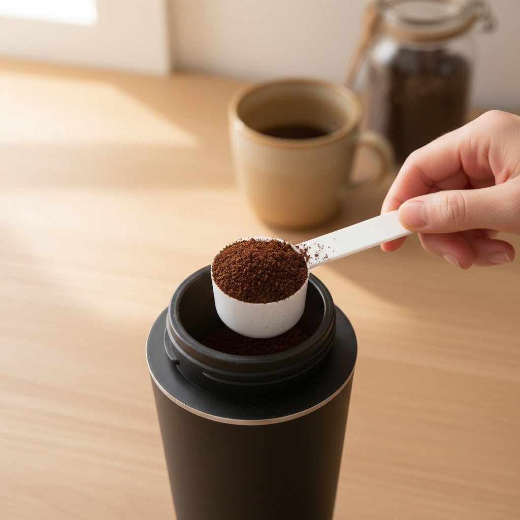 Hordozható espresso kávéfőző kapszulához és őrölt kávéhoz 12 V