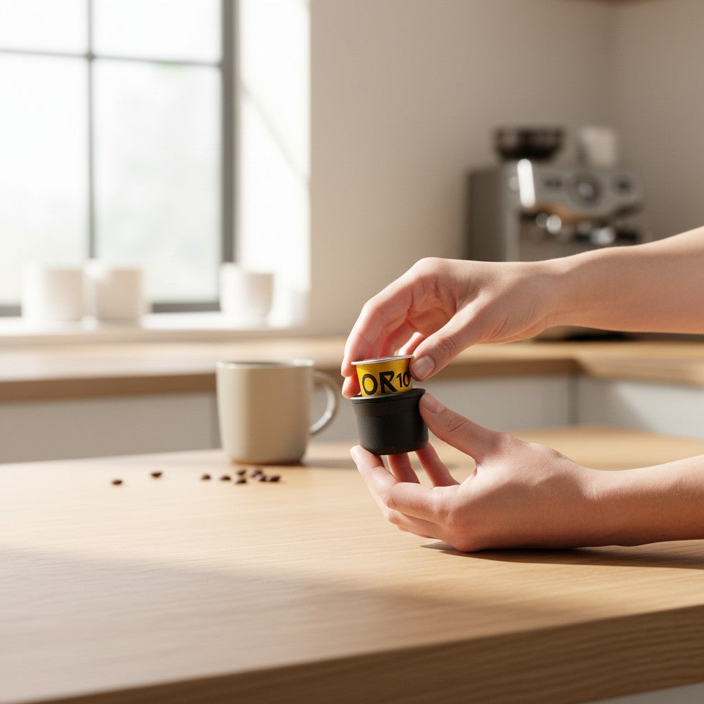 Hordozható espresso kávéfőző kapszulához és őrölt kávéhoz 12 V