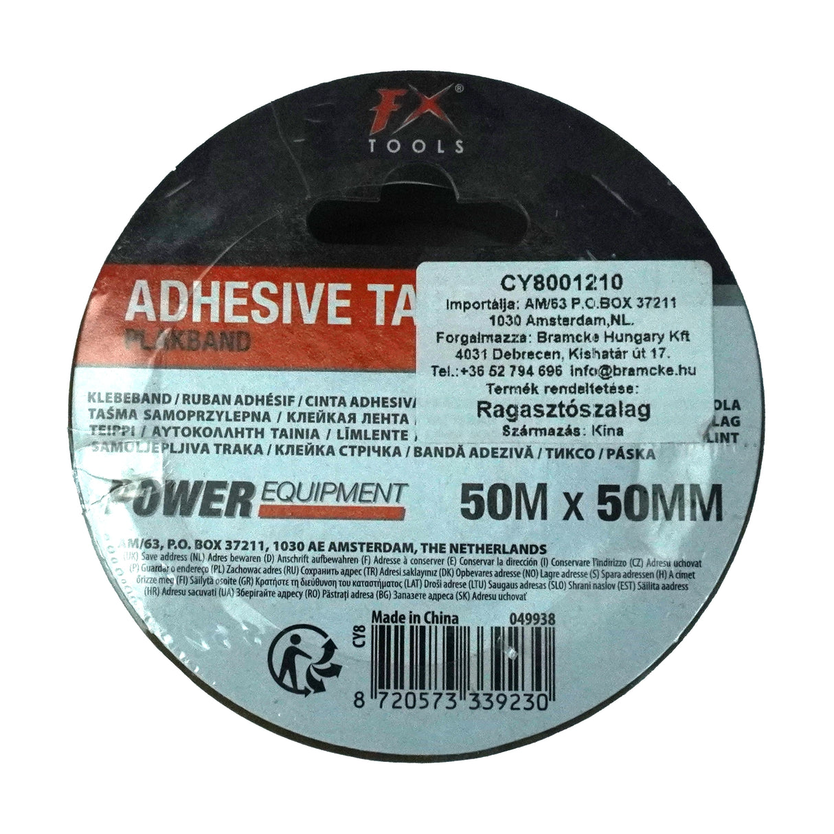 Ragasztószalag 50m x 50mm barna