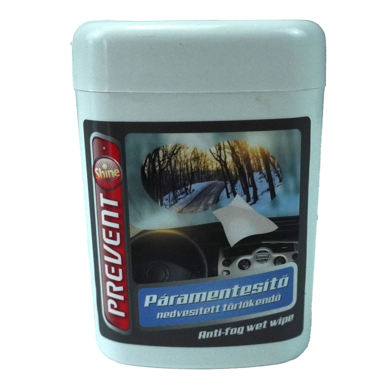 Szélvédő páramentesítő nedves törlőkendő (20 db)