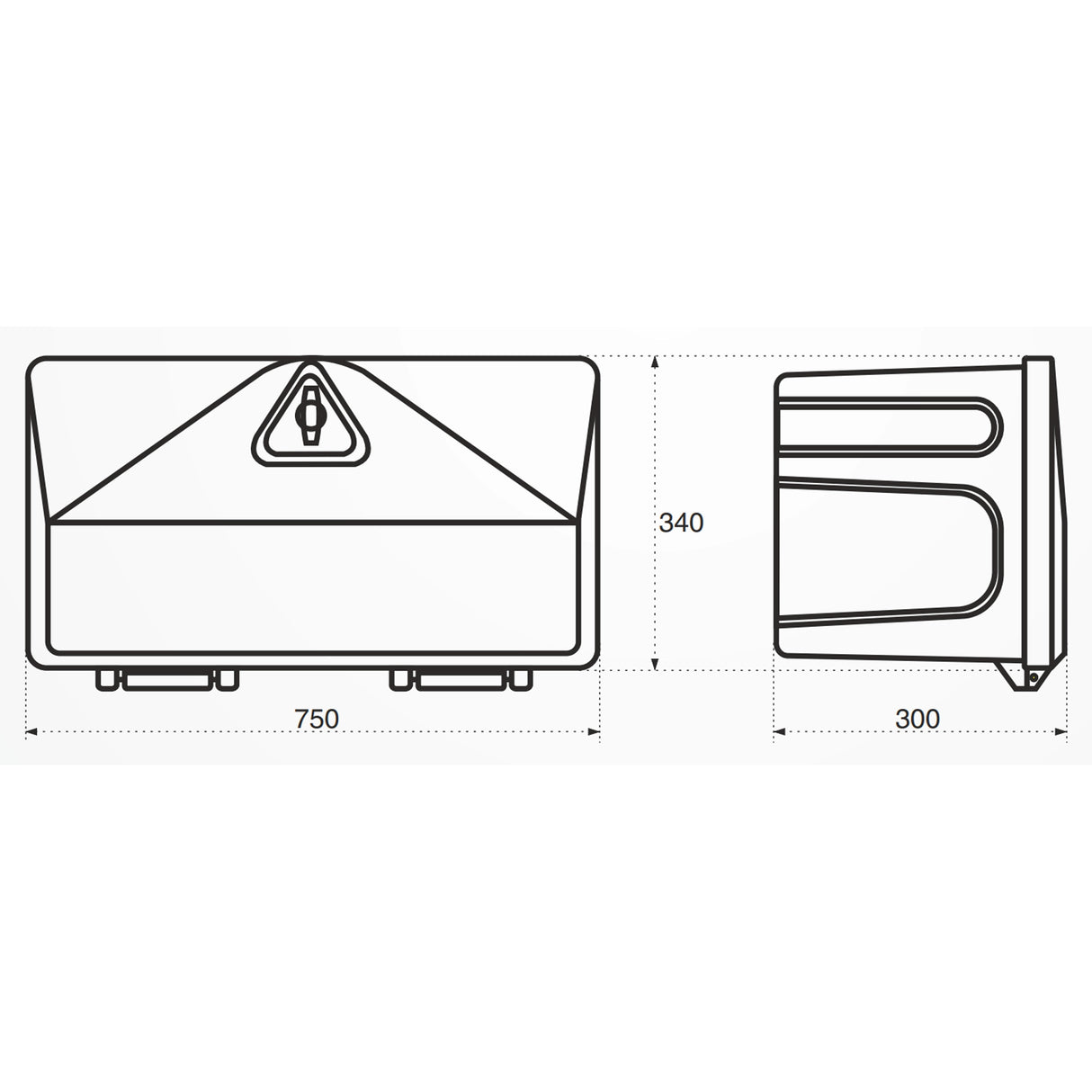 Szerszámos láda műanyag zárható