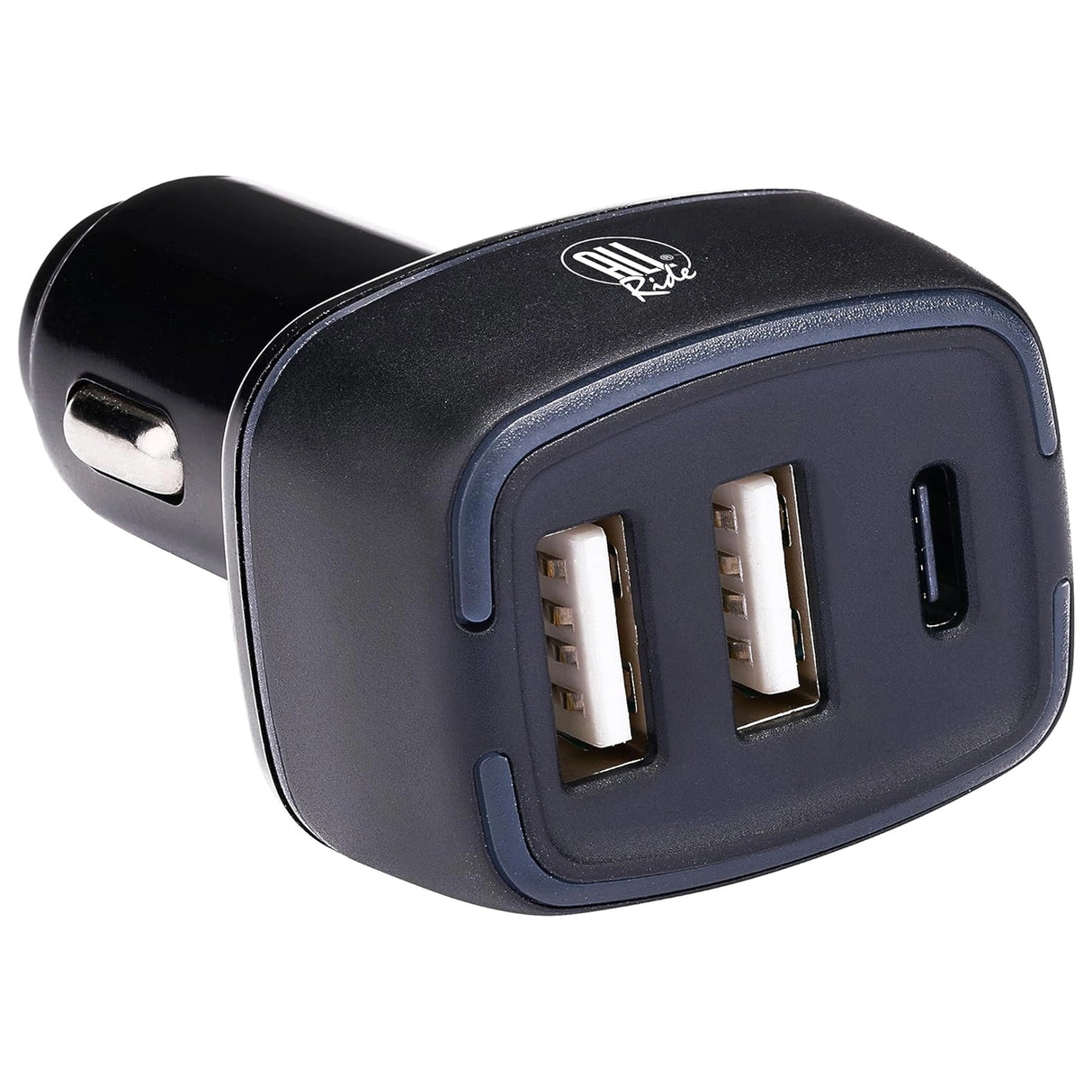 Szivargyújtó töltő 2 USB és 1 Type-C gyorstöltő ALL Ride