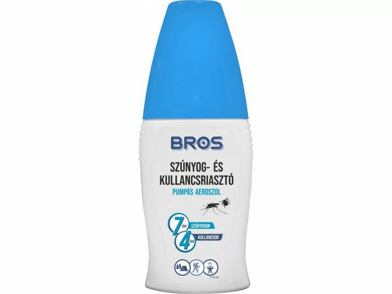 Szúnyog- és Kullancsriasztó Pumpás Aeroszol Bros 100ml