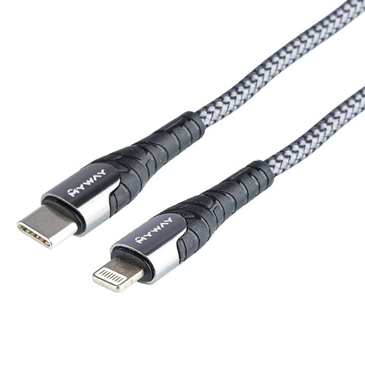 USB-C és lightning kábel 2 m max 30W MYWAY