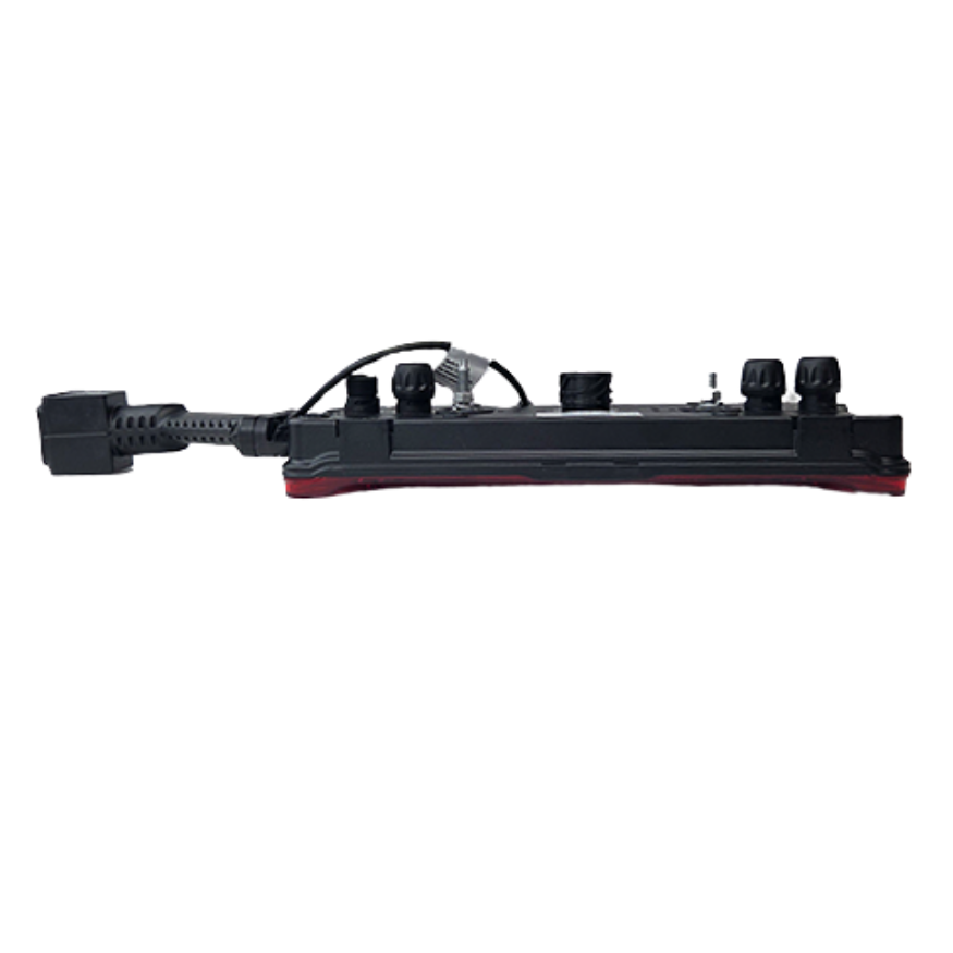 Trailer rear lamp with rubber lamp 4 connectors