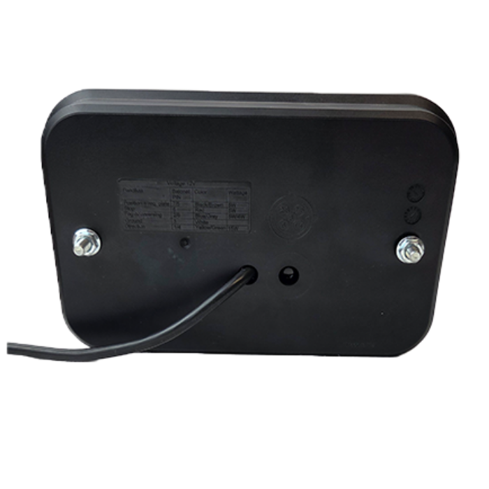 Lámpa LED 5 funkciós háromszög prizmás 12V