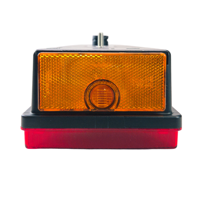Rear lamp for Iveco Euro6 with license plate light, left