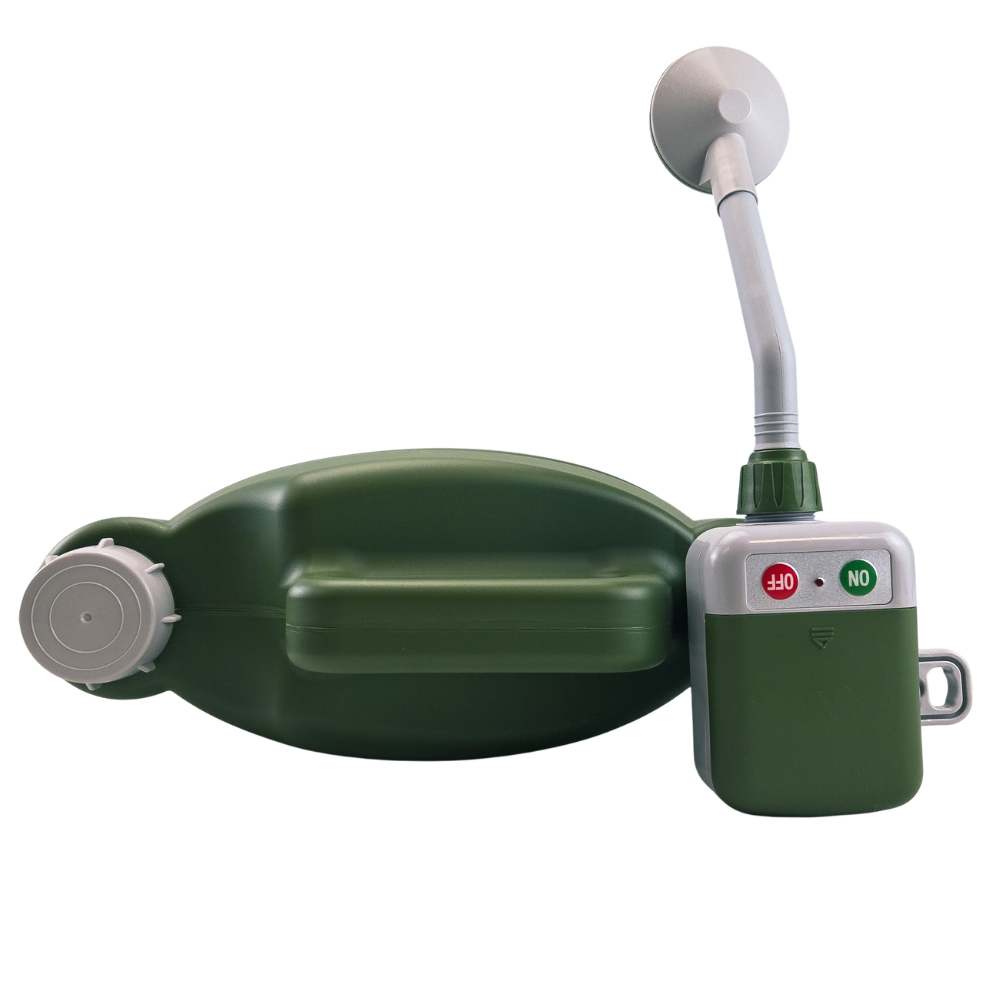 Camping shower with electric pump 14l (4xAA)
