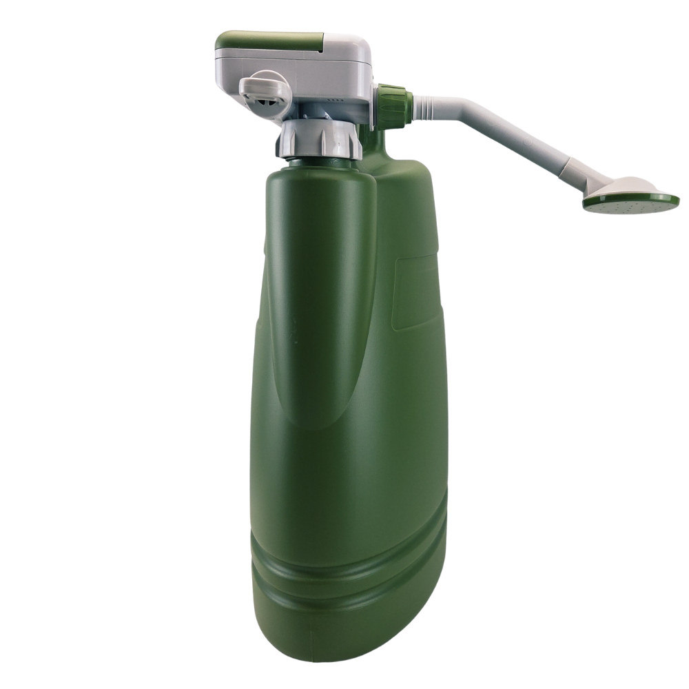 Camping shower with electric pump 14l (4xAA)