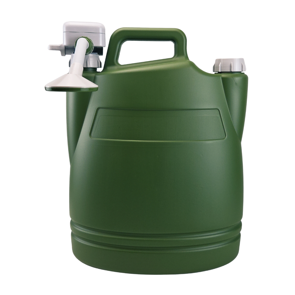 Camping shower with electric pump 14l (4xAA)