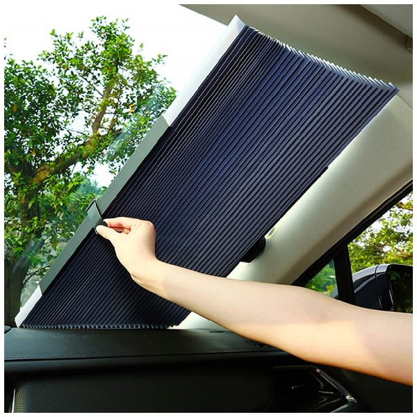 Car sunshade blind for front windshield