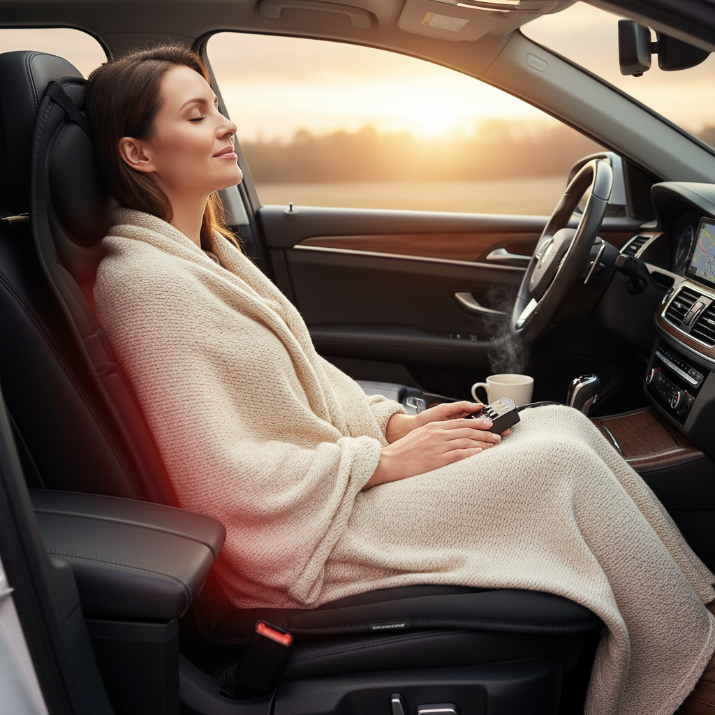 Autó üléshuzat fűthető és masszázzsal