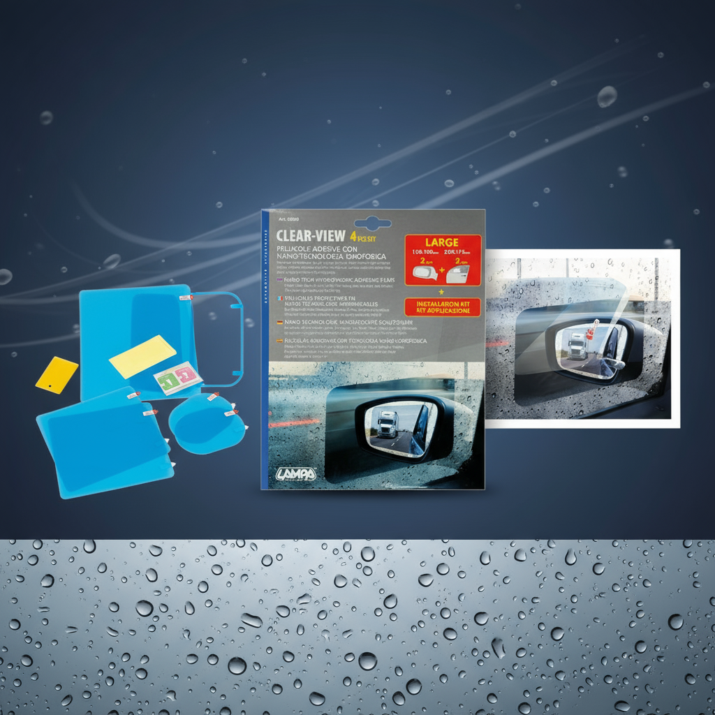 Water-repellent film kit with nano-technological hydrophobic coating