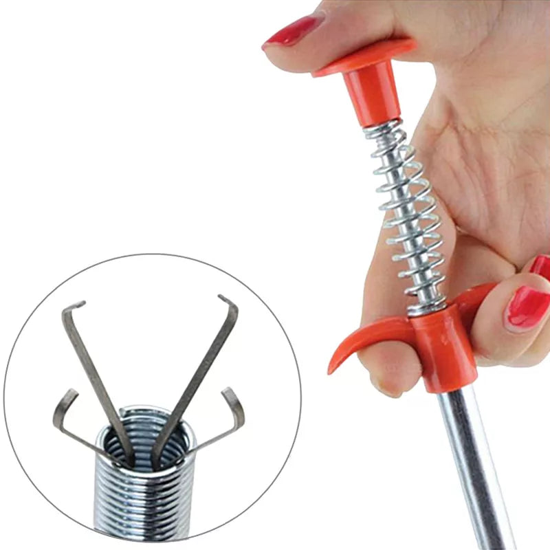 Flexible gripper with spring