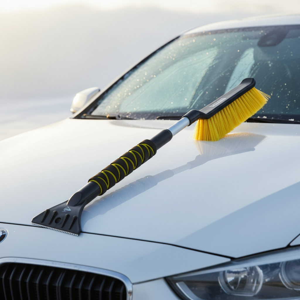 Ice scraper with snow brush telescopic 71cm