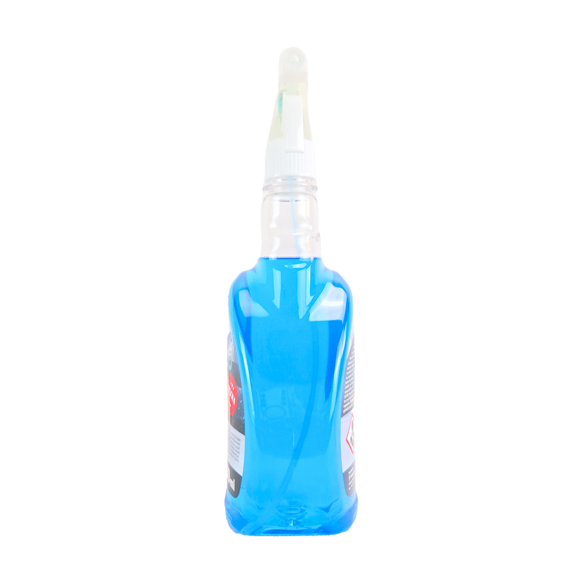 Jégoldó spray oldalról, a 750 ml-es flakon formája és a szórófej