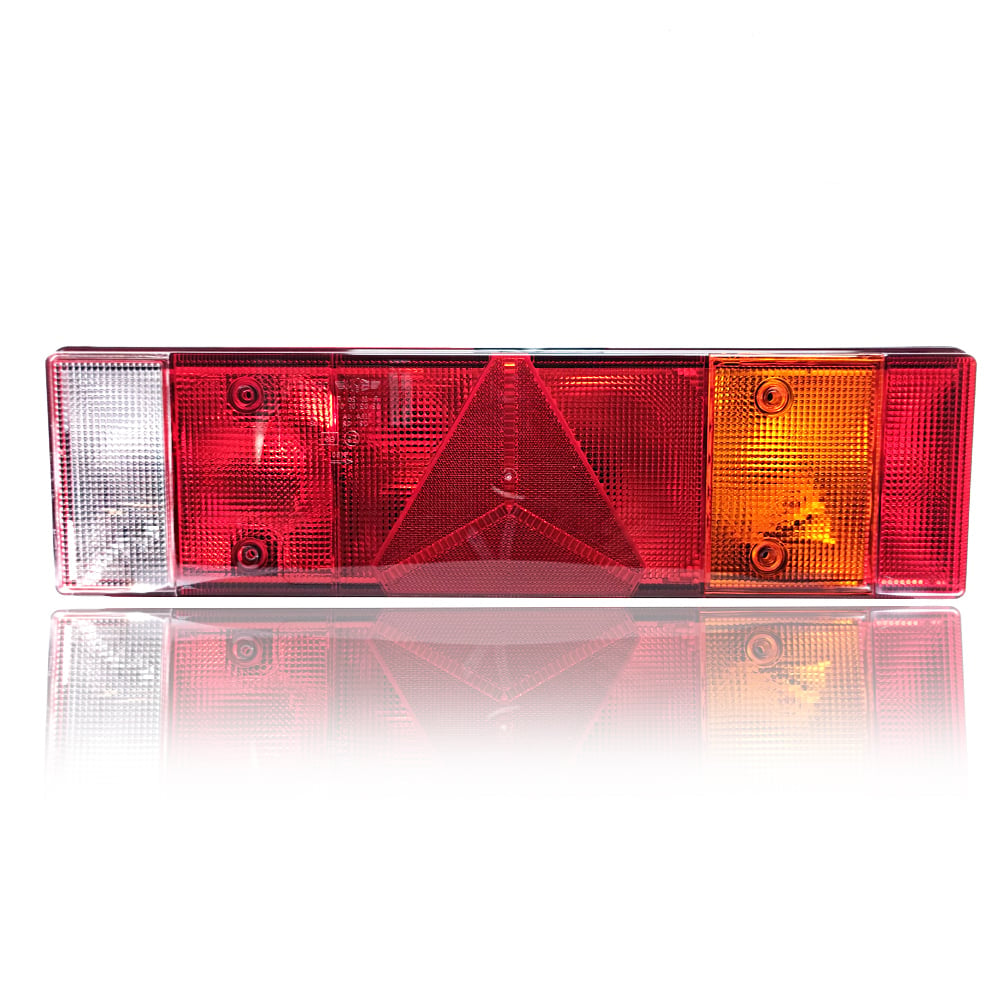 Lámpa 7 kamrás univerzális háromszög prizmás rendszámos jobb