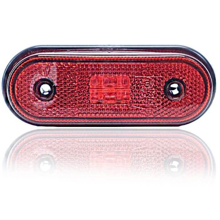 Lámpa helyzet LED lekerekített piros 4LED