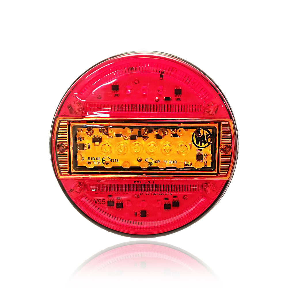 Lámpa kör csík indexes Ledes 12/24V vékony