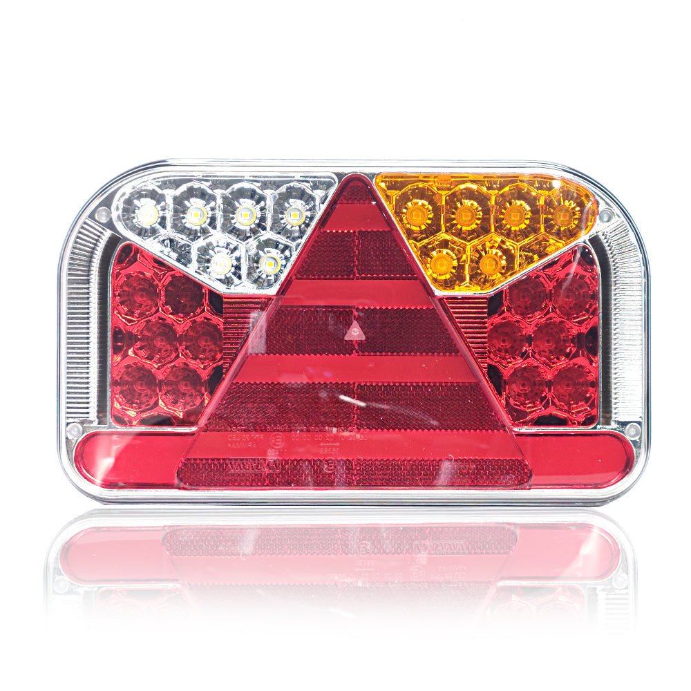 Lámpa LED 5 funkciós jobb tolatós szögletes háromszög prizmás