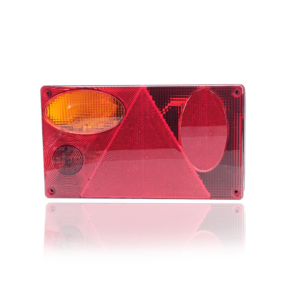 Lámpa pótkocsi háromszög prizmás bal ködös