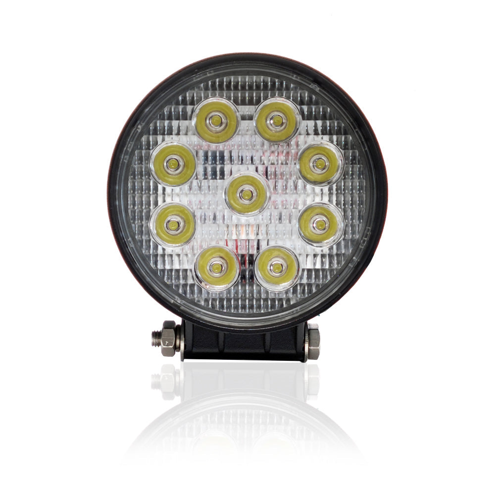 Munkalámpa LED kör szúró 27W 12/24V