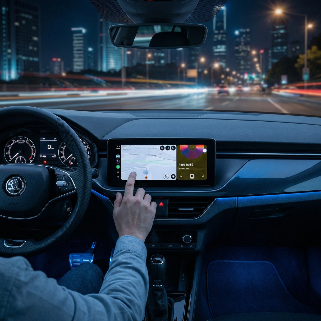 CarPlay car multimedia 10” IPS LCD