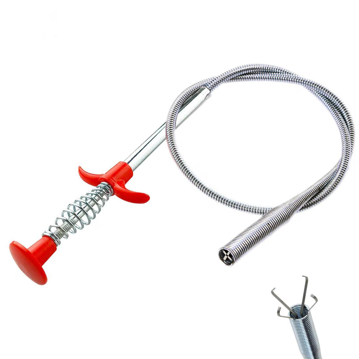 Flexible gripper with spring