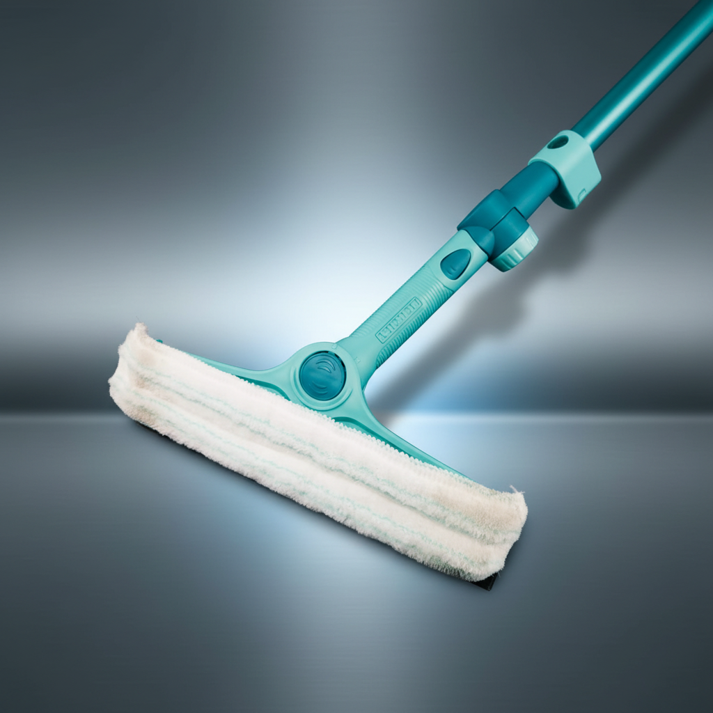 Teleszkópos ablaktisztító lehúzó elfordítható fejjel