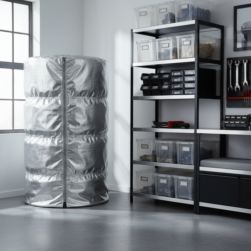 Water-repellent tire storage cover