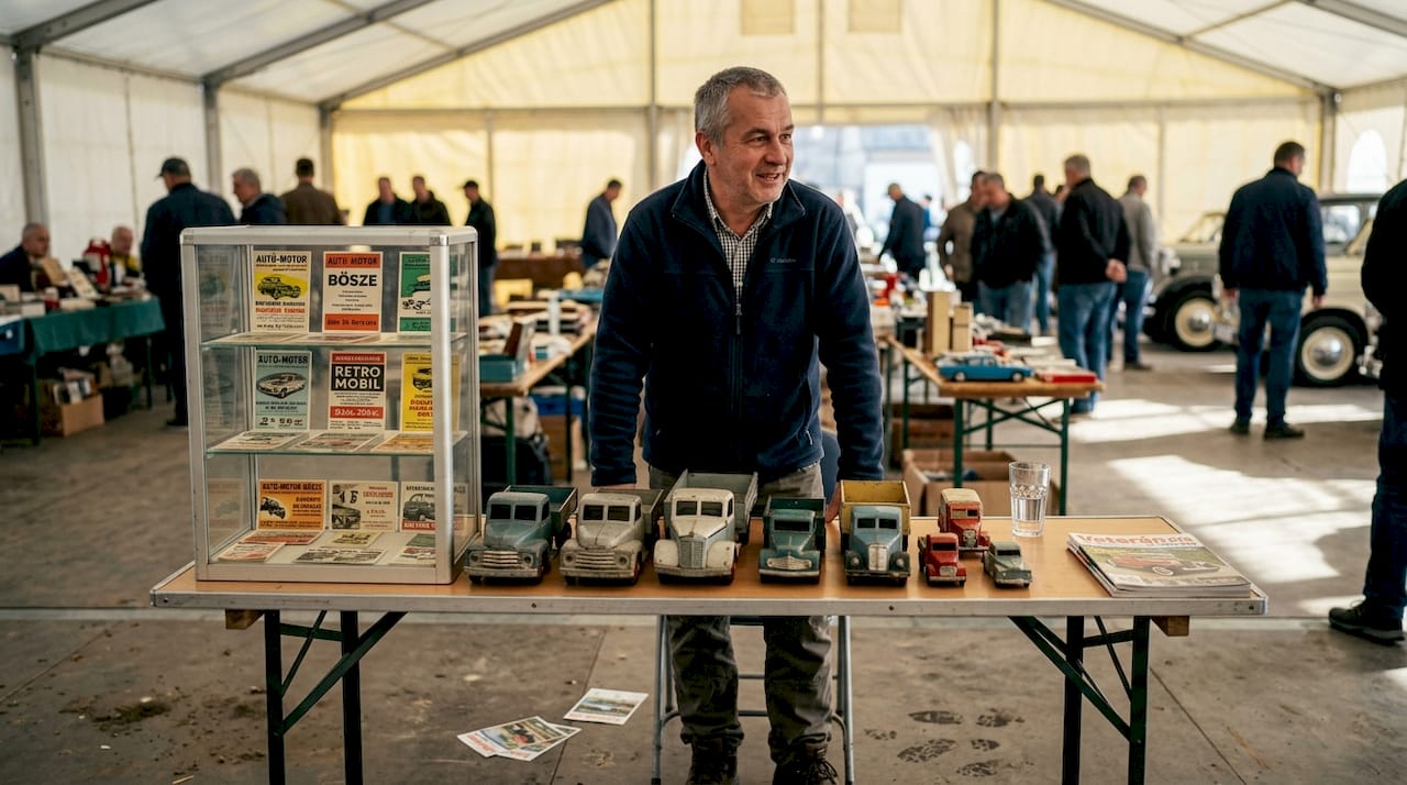 Teherautó makettek börzéje – találkozó és asztalok a gyűjtőknek