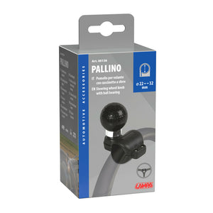 Steering Wheel Spinner Universal, Black Ø 22–32 mm