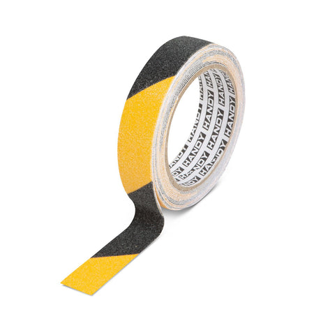 Self -adhesive anti -slip ribbon 5 m yellow black stripes