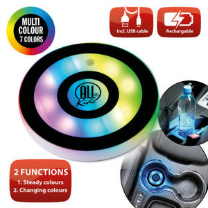 Cup holder LED lighting 7 colors