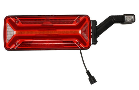 Trailer rear lamp with rubber lamp 4 connectors