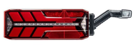 Trailer rear lamp with rubber lamp 4 connectors