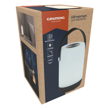 LED es éjszakai fény Grundig 10.5x10.5x18.8cm 270g