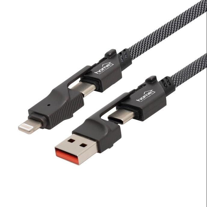 Telefon töltő kábel USB (MULTI 4in1) 66W