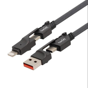 Telefon töltő kábel USB (MULTI 4in1) 66W