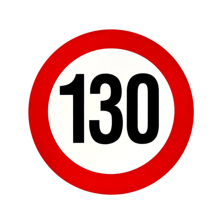 Speed ​​Limit sticker - 13 and 19cm