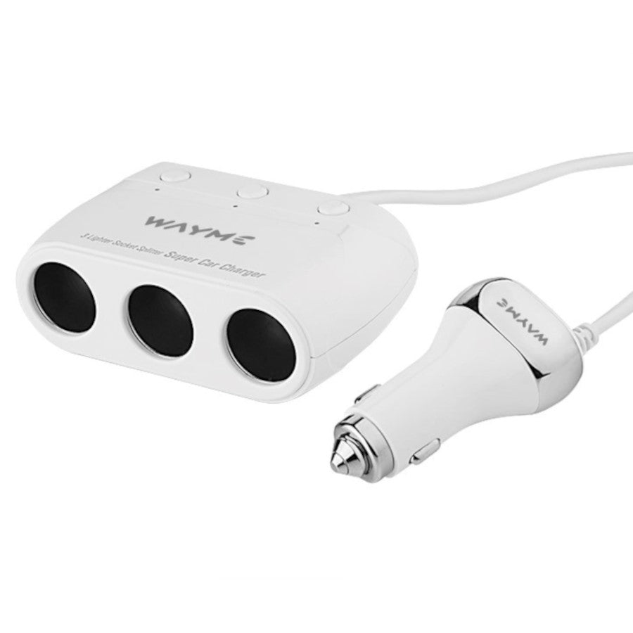 3-as szivargyújtó elosztó 2 USB-vel