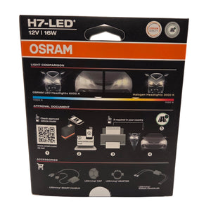 Ledes izzó autóba H4 és H7 Osram Night Breaker szett