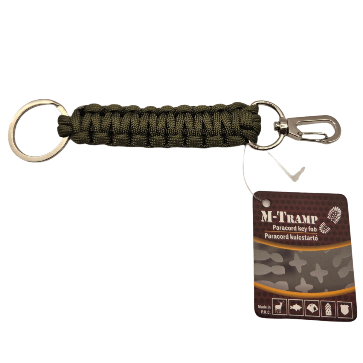 Paracord Kulcstartó zöld