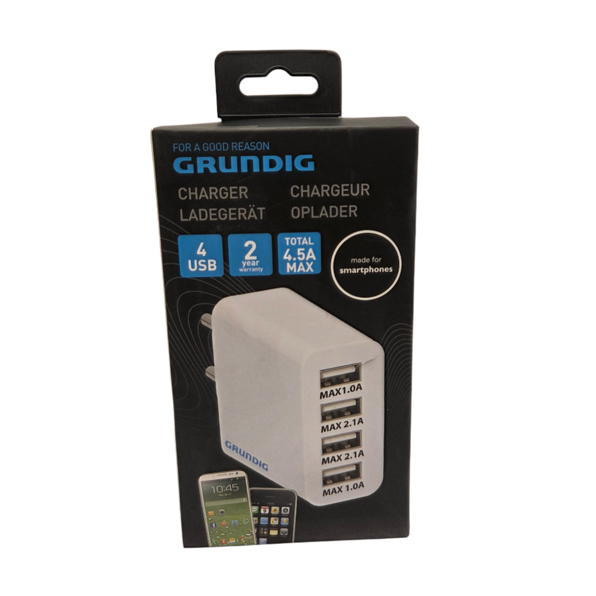 Usb töltő 4 portos 230V