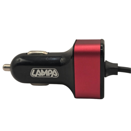 Autós töltő Micro USB,Iphone és 2 USB